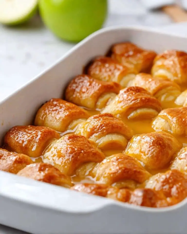 Apple Dumplings with Cinnamon Brown Sugar Sauce and Mountain Dew Recipe