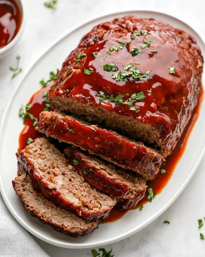 Classic Meatloaf with Ketchup Brown Sugar Glaze Recipe
