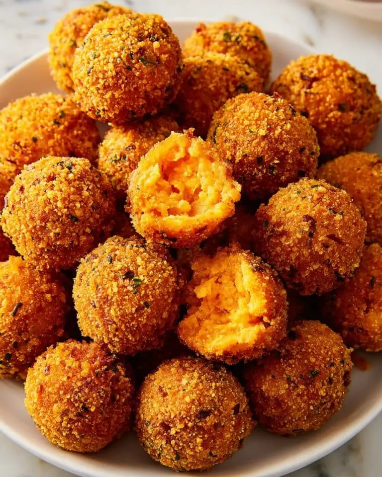 Crispy Sweet Potato Bites with Herbs, Gruyère, and Honey Recipe