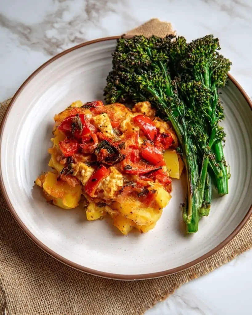 Chicken and Chorizo Potato Bake Recipe