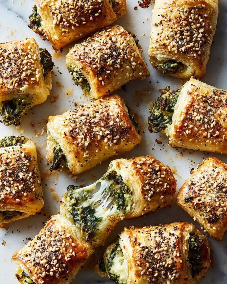 Spinach Dip Rolls with Artichoke and Cheese Recipe