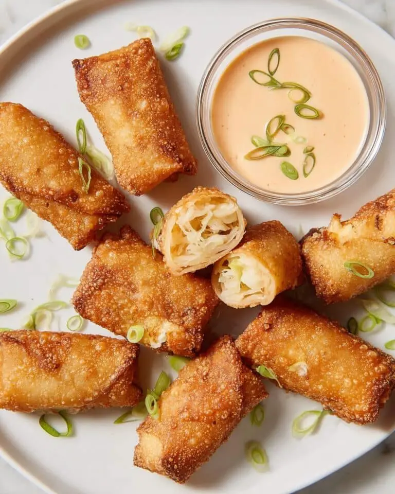 Crab Cake Egg Rolls with Chili-Mustard Dip Recipe