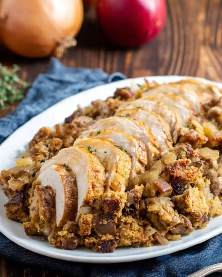 Crockpot Turkey Breast and Stuffing Recipe