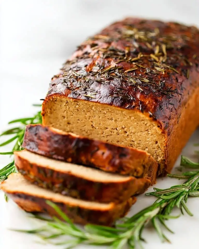 Vegan Chickpea Mushroom Loaf Recipe