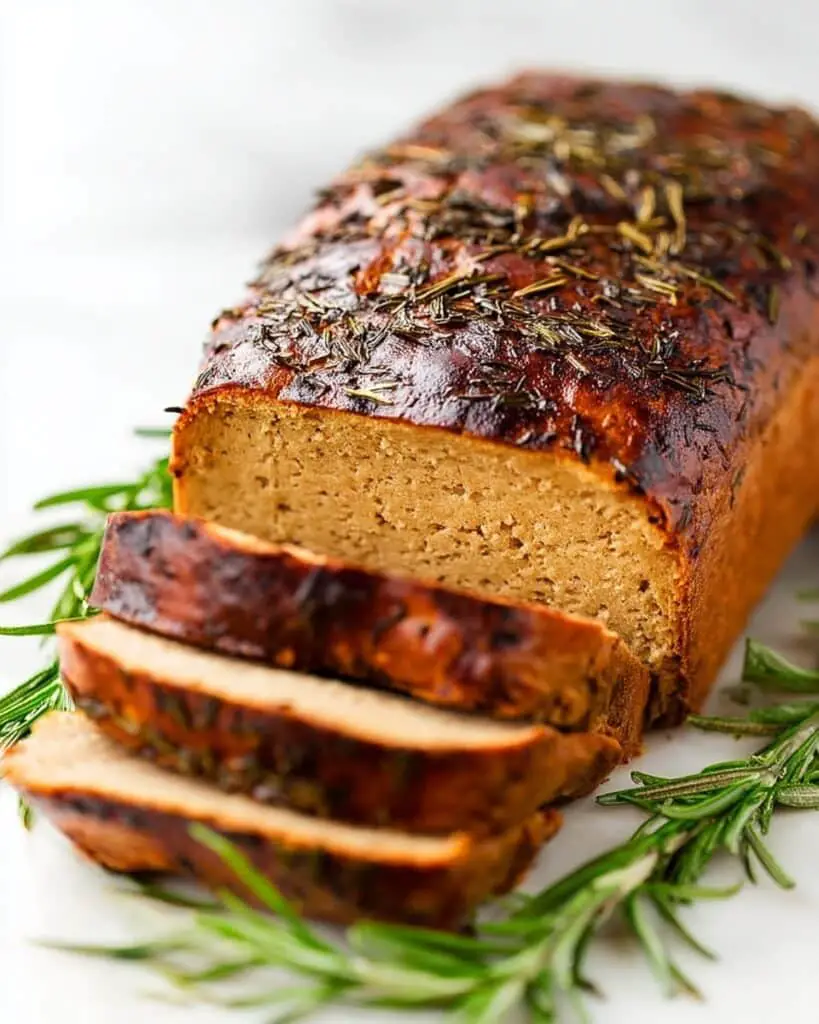 Vegan Chickpea Mushroom Loaf Recipe