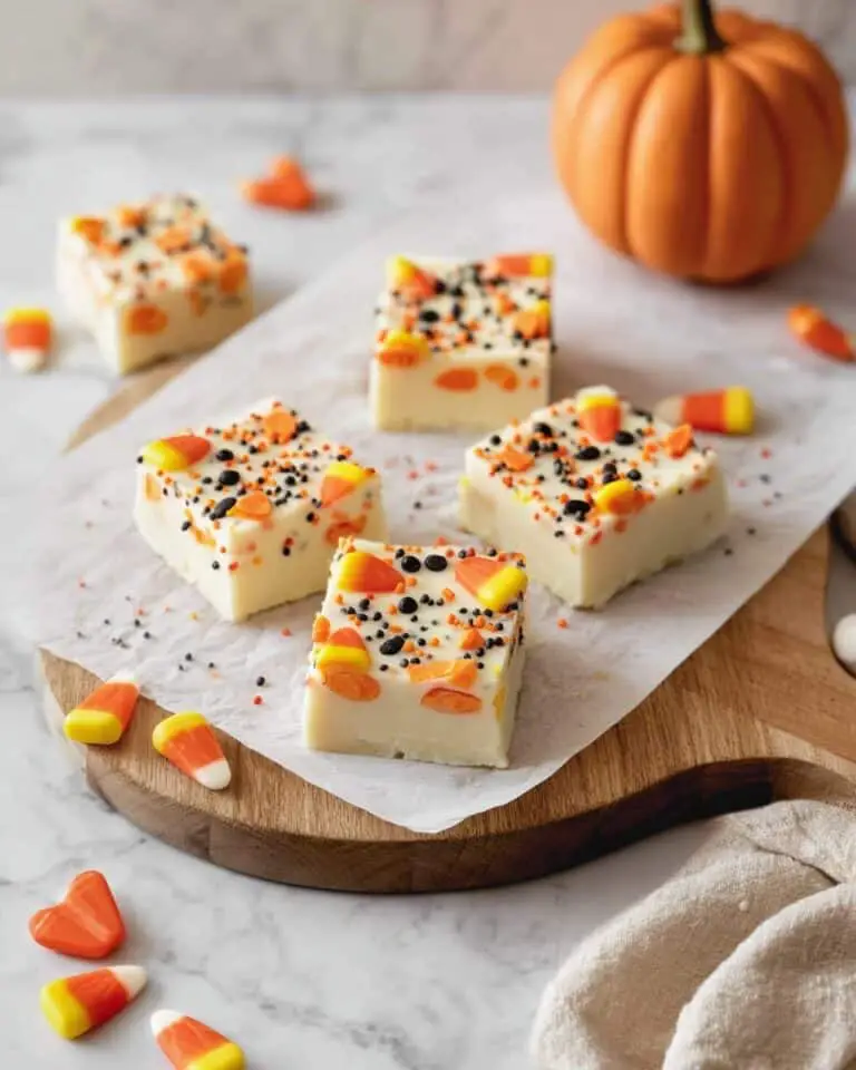 Microwave Candy Corn Fudge Recipe