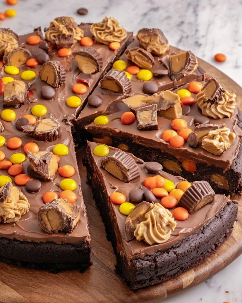 Reese’s Brownie Pizza Recipe