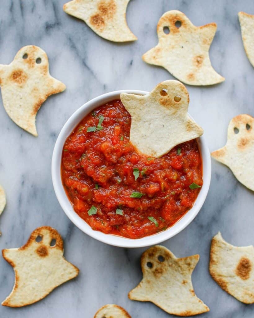 Spooky Baked Halloween Chips Recipe