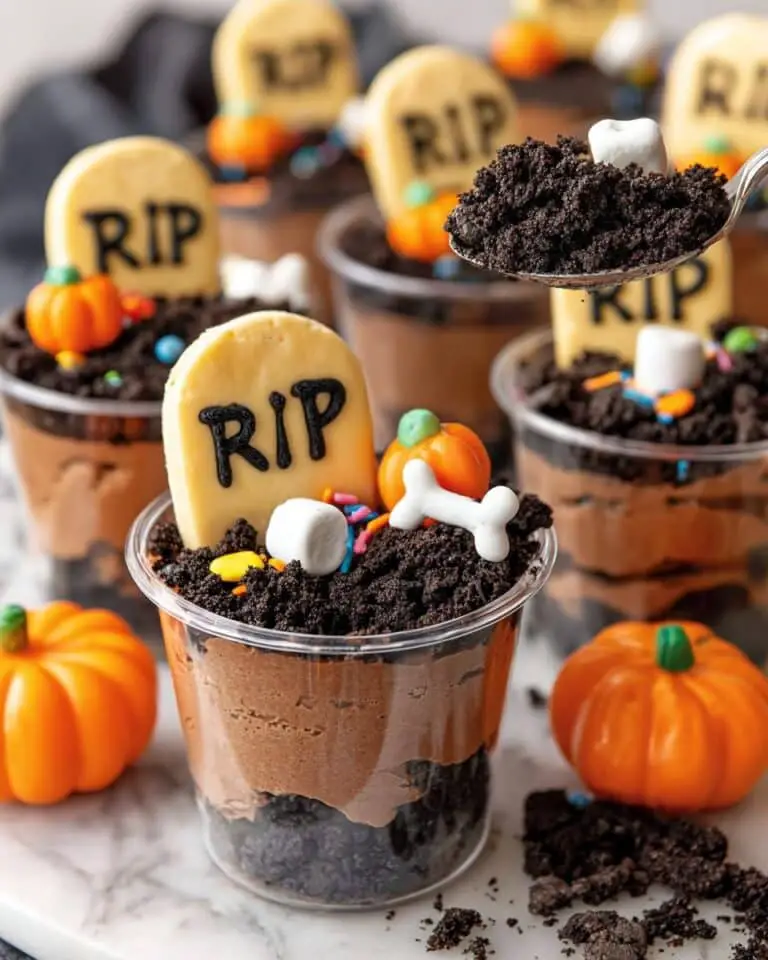 Halloween Dirt Cups Recipe