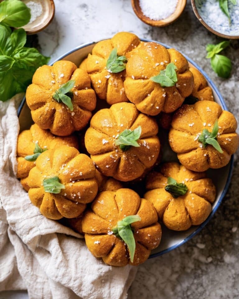 Pumpkin-Shaped Pizza Bites Recipe