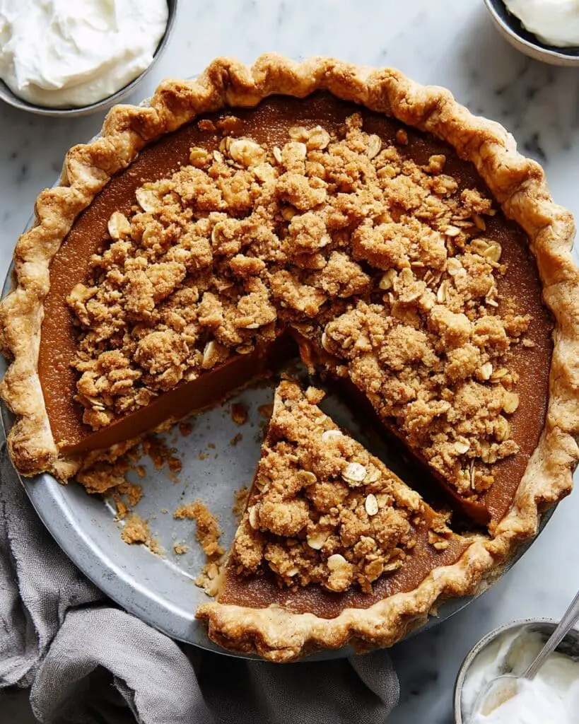 Apple Butter Pie with Oat Brown Sugar Crust Recipe