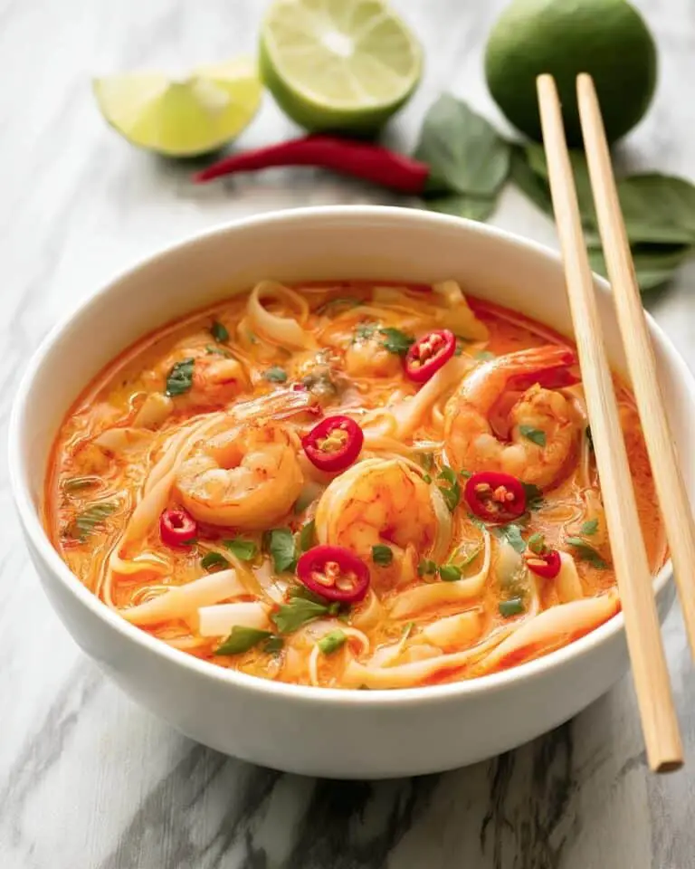 Thai Shrimp Soup with Noodles Recipe