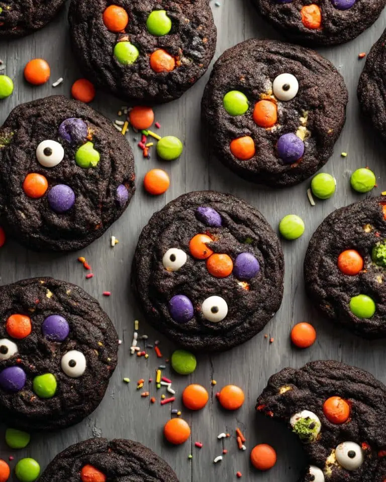 Double Chocolate Halloween Cookies Recipe