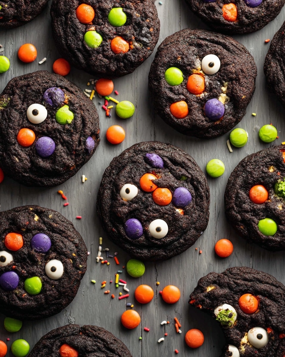 Double Chocolate Halloween Cookies Recipe