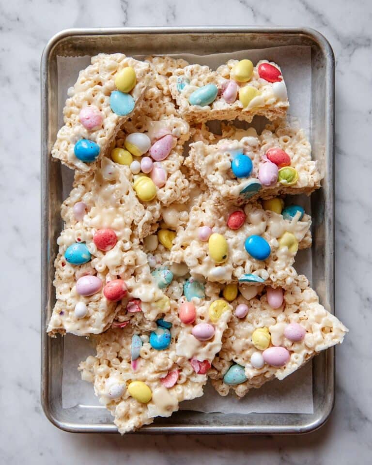 Easter White Chocolate Rice Krispies Bark Recipe