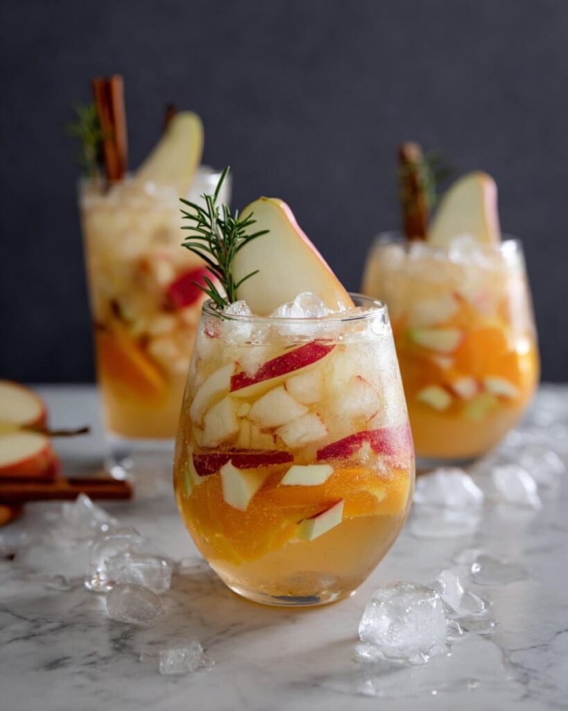 Fall Fruit Sangria with Pear Liqueur and Cinnamon Recipe