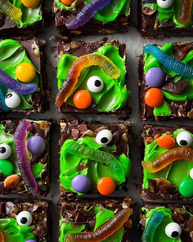 Halloween Rocky Road Slices Recipe