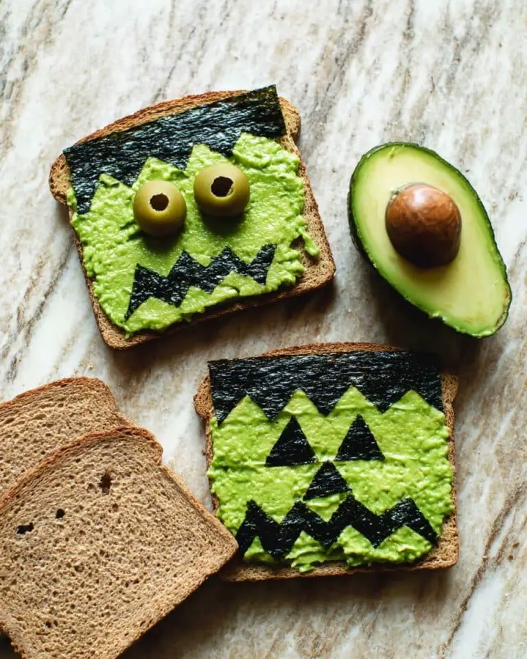 Frankenstein Avocado Toast Recipe