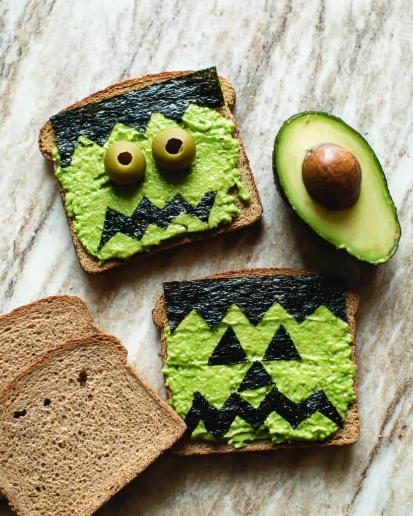 Frankenstein Avocado Toast Recipe