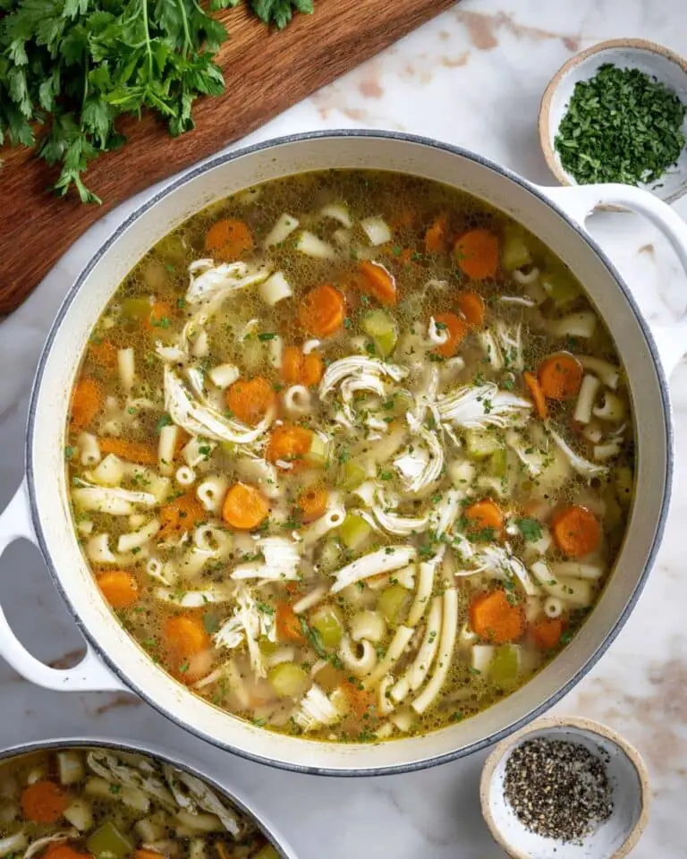 Homemade Chicken Vegetable Soup Recipe