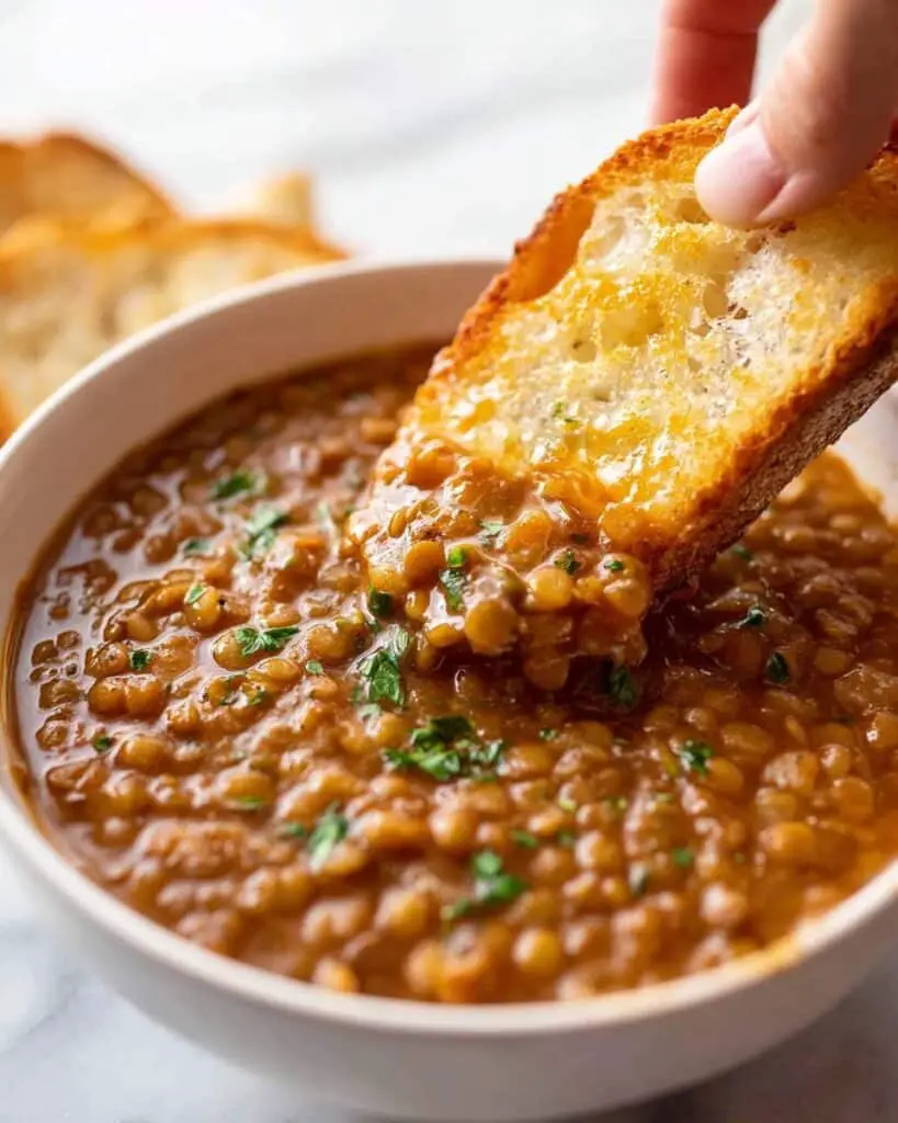 Hearty Lentil Soup with Tomato and Lemon Recipe