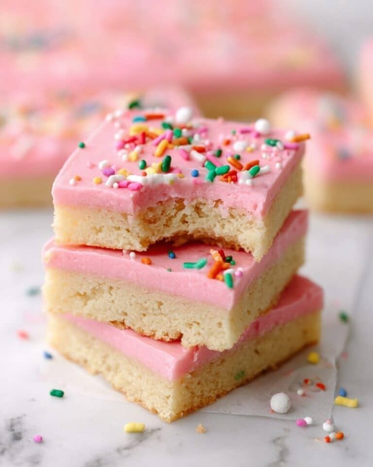 Vegan Sugar Cookie Bars with Buttercream Frosting and Sprinkles Recipe