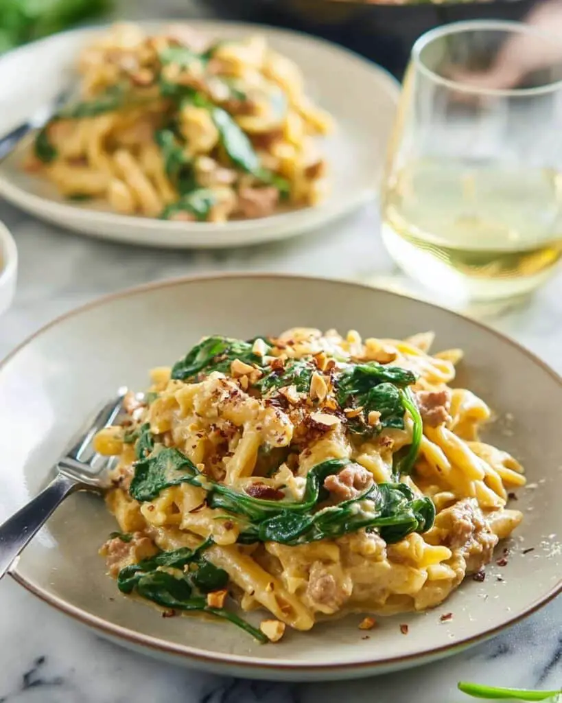 One Pot Pumpkin Pasta Recipe