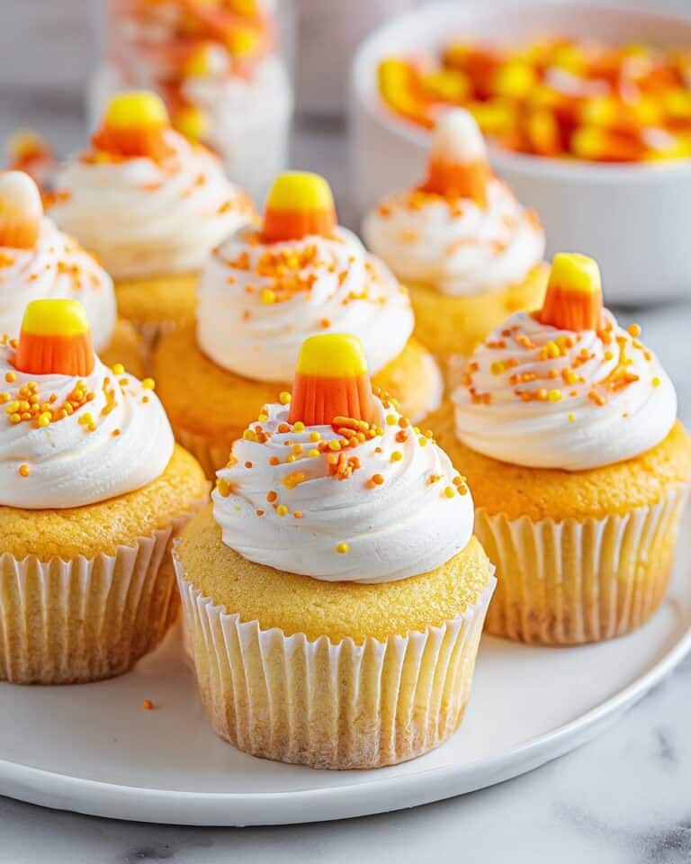 Candy Corn Cupcakes Recipe