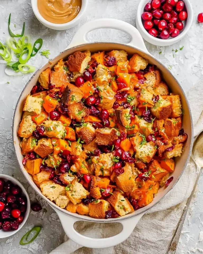 Sweet Potato and Cranberry Stuffing Recipe