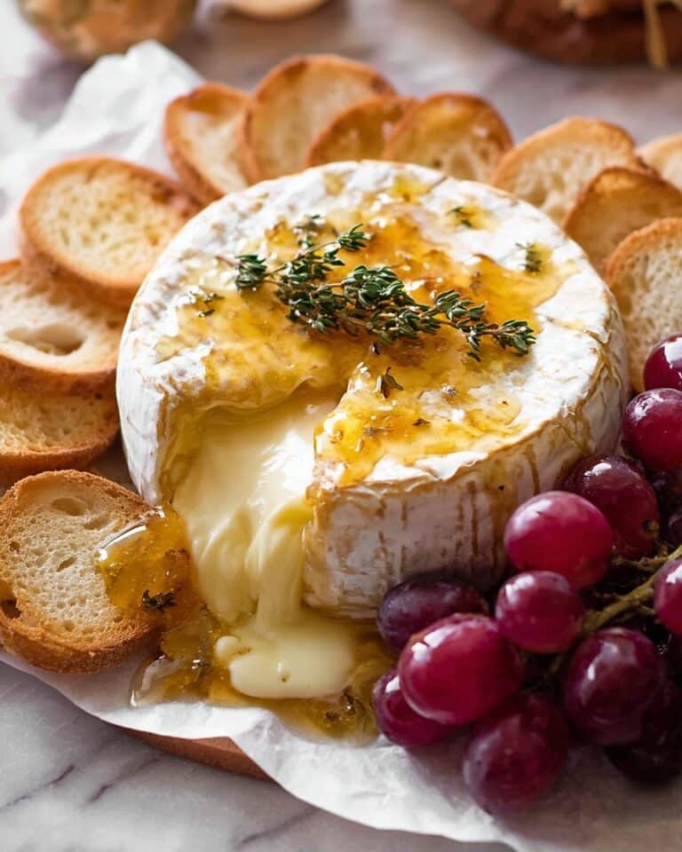 Baked Brie with Honey and Thyme Recipe
