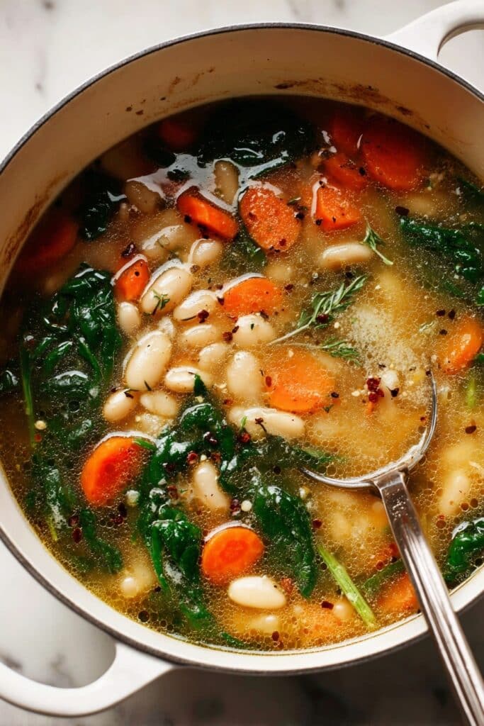 Hearty Tuscan White Bean Soup Recipe