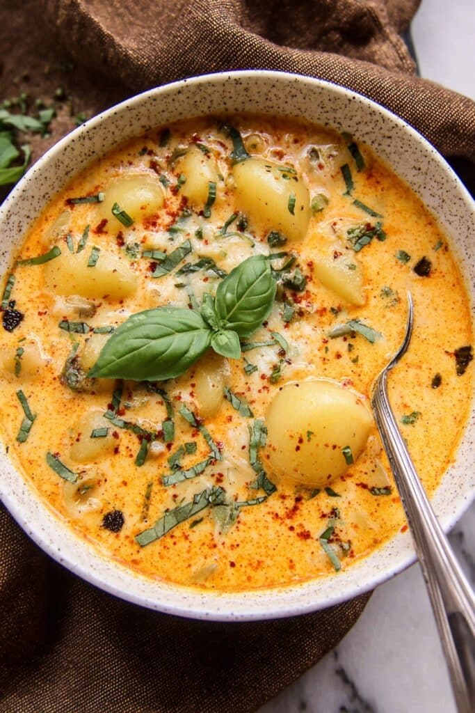 Creamy Gnocchi Chicken Soup Recipe