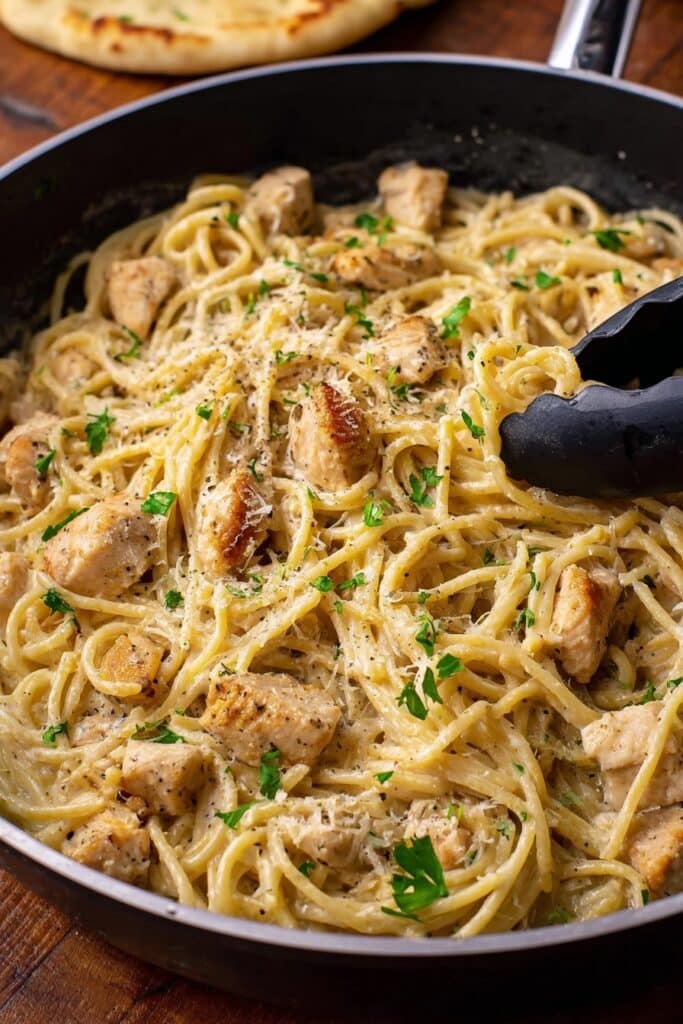 Garlic Parmesan Chicken Pasta Recipe
