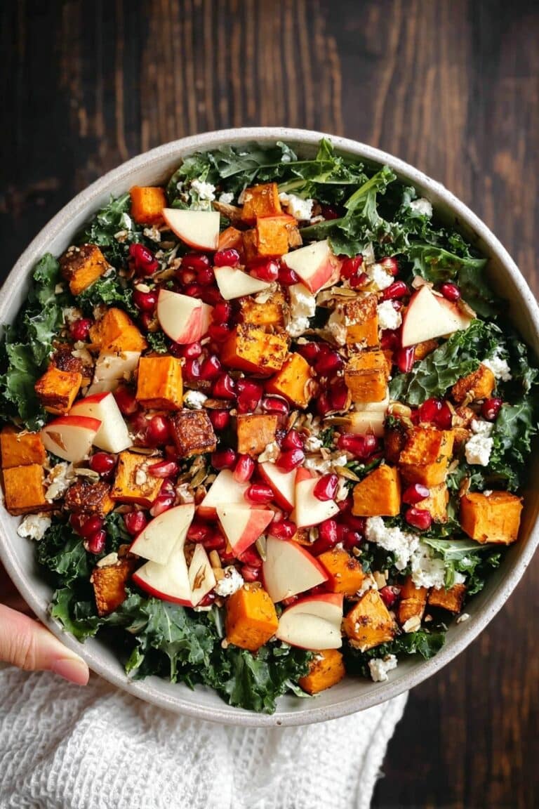 Roasted Butternut Squash and Apple Fall Salad Recipe