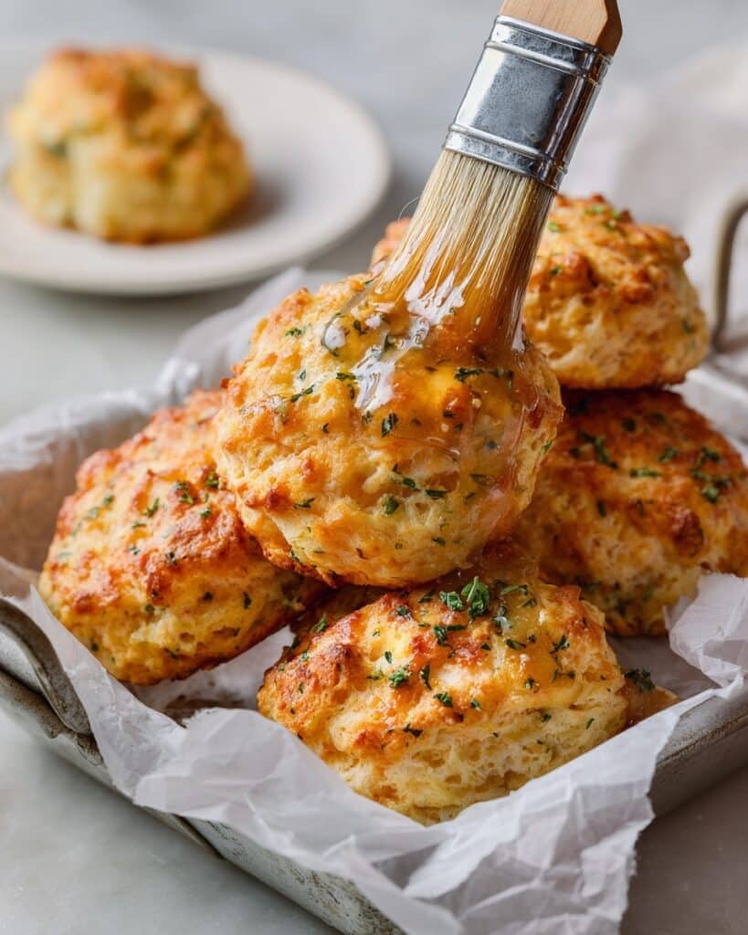 Homemade Cheesy Garlic Biscuits Recipe