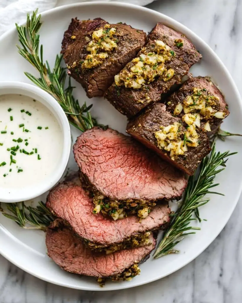Beef Tenderloin Roast with Herb Butter Recipe