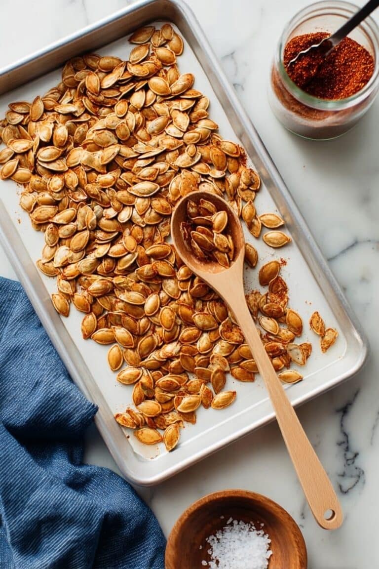Crispy Roasted Pumpkin Seeds with Chili Recipe