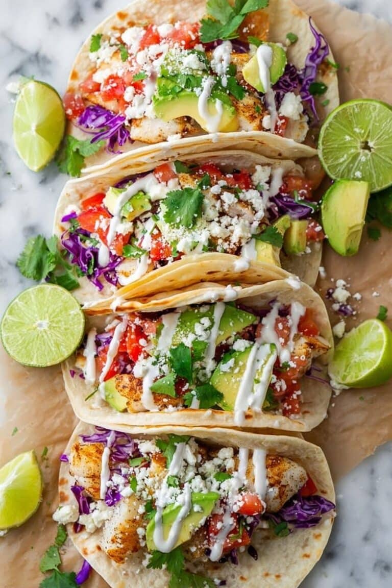 Best Fish Tacos with Lime Crema Recipe