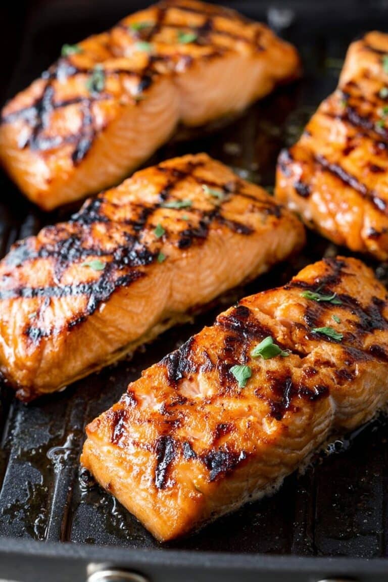 Grilled Salmon with Delicious Marinade Recipe