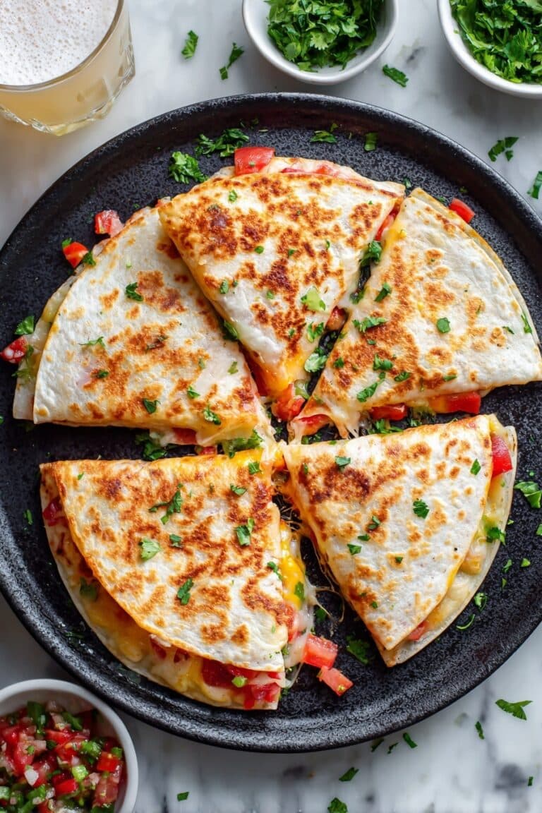 Cheddar Chicken Quesadilla Recipe