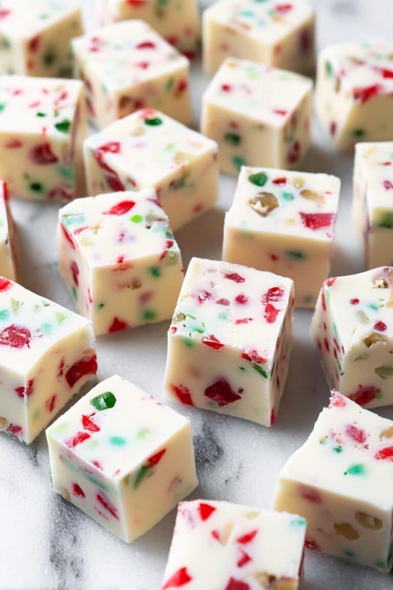 Christmas Gumdrop Nougat Bars Recipe