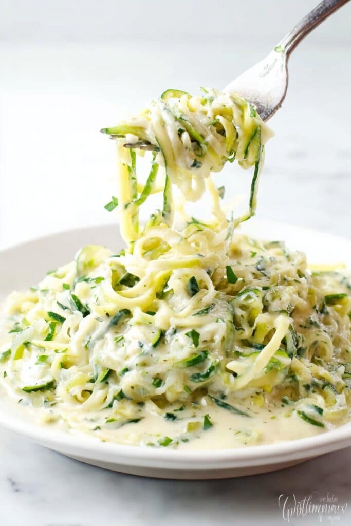 Zucchini Alfredo Recipe