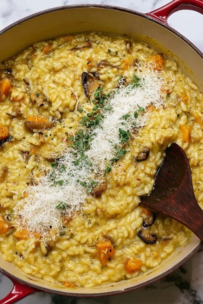 Butternut Squash Risotto with Saffron Recipe
