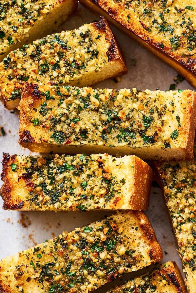 Garlic Parmesan Herb Bread Recipe