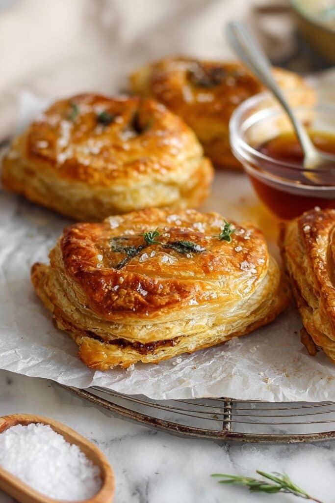 Vegan Spinach and Caramelized Onion Puff Pastry Recipe