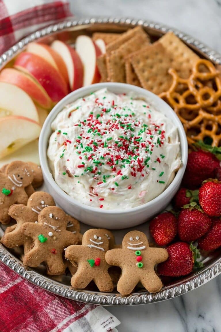 Christmas Cookie Dough Dip Recipe