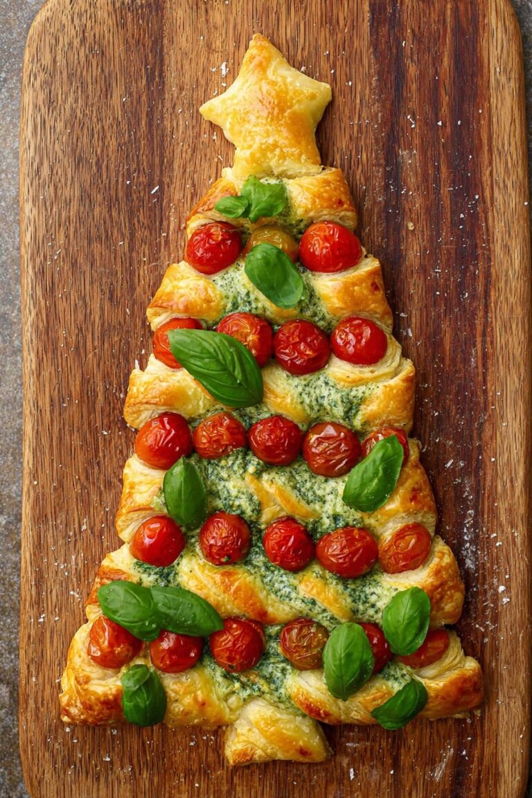 Puff Pastry Christmas Tree Appetizer Recipe