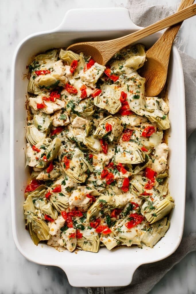Spinach Artichoke Chicken Bake Recipe