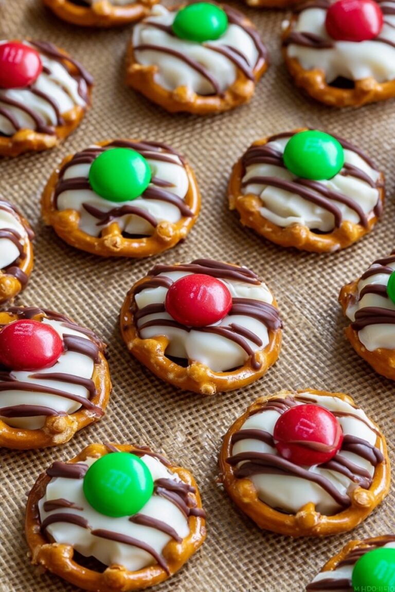 Easy Pretzel Hugs with M&Ms Recipe