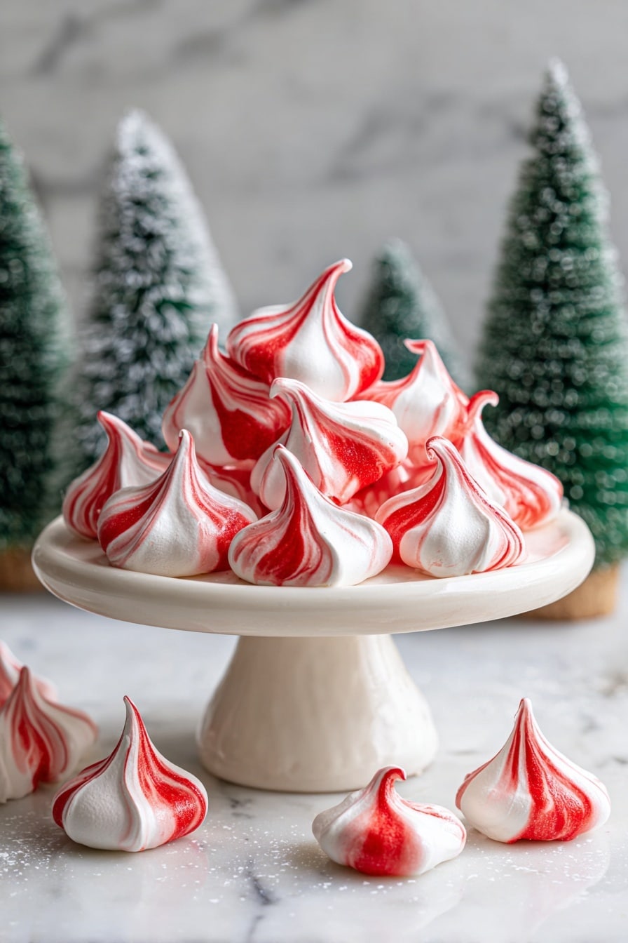 Peppermint Meringue Cookies Recipe
